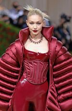 GIGI HADID at Met Gala Celebrating In America: An Anthology of Fashion in New York 05/02/2022