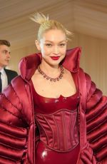 GIGI HADID at Met Gala Celebrating In America: An Anthology of Fashion in New York 05/02/2022