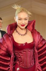 GIGI HADID at Met Gala Celebrating In America: An Anthology of Fashion in New York 05/02/2022