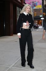 GIGI HADID Leaves Her Apartment Ahead of Met Gala in New York 05/01/2022