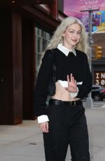 GIGI HADID Leaves Her Apartment Ahead of Met Gala in New York 05/01/2022