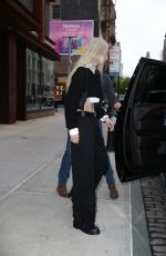 GIGI HADID Leaves Her Apartment Ahead of Met Gala in New York 05/01/2022