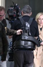 GILLIAN ANDERSON on the Set of a Commercial in London 04/30/2022