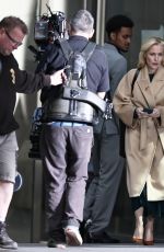 GILLIAN ANDERSON on the Set of a Commercial in London 04/30/2022