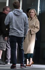 GILLIAN ANDERSON on the Set of a Commercial in London 04/30/2022