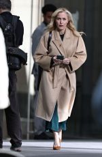 GILLIAN ANDERSON on the Set of a Commercial in London 04/30/2022