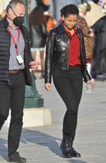 GUGU MBATHA-RAW on the Set of Lift in Venice 05/09/2022