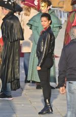 GUGU MBATHA-RAW on the Set of Lift in Venice 05/09/2022