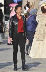GUGU MBATHA-RAW on the Set of Lift in Venice 05/09/2022
