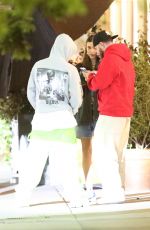 HAILEY and Justin BIEBER Leaves an Italian Restaurant in Los Angeles 05/06/2022