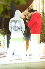 HAILEY and Justin BIEBER Leaves an Italian Restaurant in Los Angeles 05/06/2022