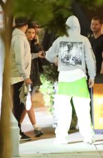 HAILEY and Justin BIEBER Leaves an Italian Restaurant in Los Angeles 05/06/2022