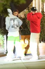 HAILEY and Justin BIEBER Leaves an Italian Restaurant in Los Angeles 05/06/2022