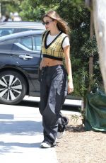 HAILEY BIBER Out for Juice at Erewhon in Santa Monica 05/05/2022