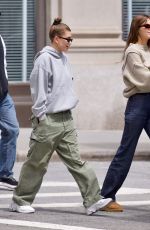 HAILEY BIEBER and KENDALL JENNER Leaves a Restaurant in New York 05/03/2022