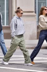 HAILEY BIEBER and KENDALL JENNER Leaves a Restaurant in New York 05/03/2022