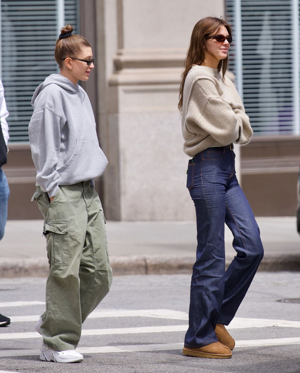 HAILEY BIEBER and KENDALL JENNER Leaves a Restaurant in New York 05/03