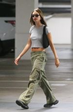 HAILEY BIEBER Arrives at an Office in Beverly Hills 05/04/2022