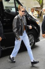 HAILEY BIEBER Arrives at Carlyle Hotel in New York 05/02/2022