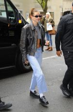 HAILEY BIEBER Arrives at Carlyle Hotel in New York 05/02/2022
