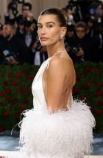 HAILEY BIEBER at Met Gala Celebrating In America: An Anthology of Fashion in New York 05/02/2022