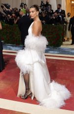 HAILEY BIEBER at Met Gala Celebrating In America: An Anthology of Fashion in New York 05/02/2022