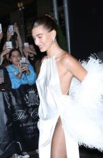 HAILEY BIEBER Heading to Met Gala in New York 05/02/2022