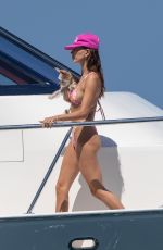 HAILEY BIEBER in Bikini at a Boat in Cabo San Lucas 05/25/2022