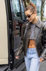 HAILEY BIEBER Leaves a Fitting for Met Gala in New York 05/02/2022