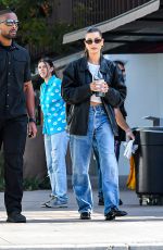 HAILEY BIEBER Leaves a Photoshoot at Erewhon in Los Angeles 05/17/2022