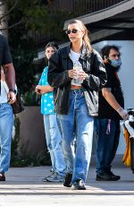 HAILEY BIEBER Leaves a Photoshoot at Erewhon in Los Angeles 05/17/2022