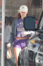 HAILEY BIEBER Out for Frozen yogurt at The Bigg Chill in Beverly Hills 05/29/2022