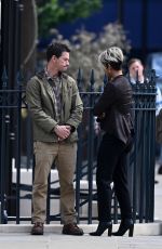 HALLE BERRY on the Set of Our Man From Jersey in London 05/05/2022