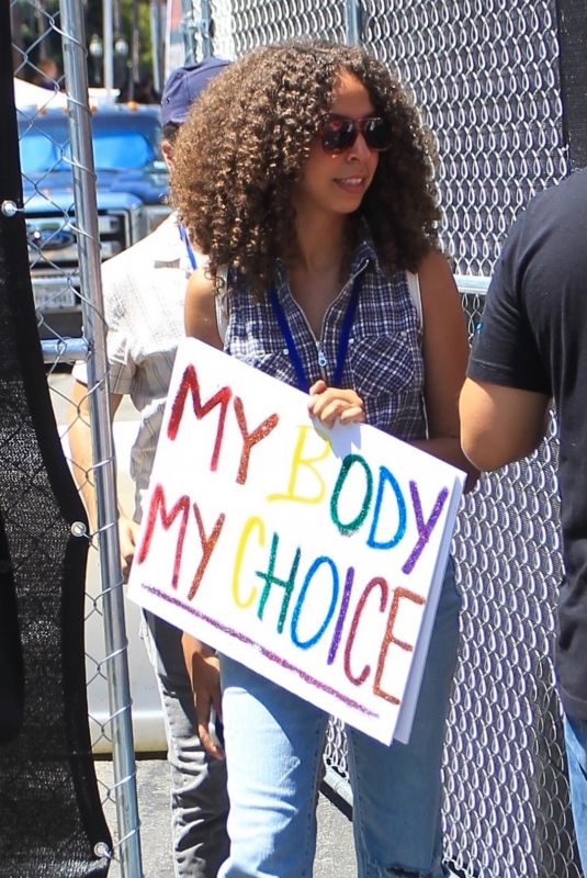 HAYLEY LAW at Bans off Our Bodies Women’s March & Rally in Los Angeles 05/14/2022