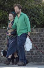 HELENA BONHAM CARTER and Rye Dag Holmboe Out in Primrose Hill 05/08/2022