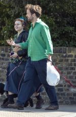HELENA BONHAM CARTER and Rye Dag Holmboe Out in Primrose Hill 05/08/2022