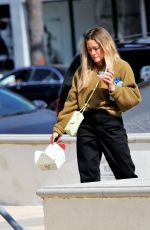 HILARY DUFF at Beignet Box Cafe in Los Angeles 05/19/2022
