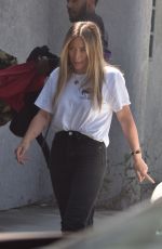 HILARY DUFF Brings Kids to an Art Class in Sherman Oaks 05/05/2022