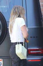 HILARY DUFF Heading to a Meeting in Los Angeles 05/09/2022