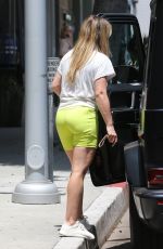 HILARY DUFF Out and About in Beverly Hills 05/25/2022