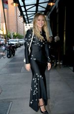 HILARY DUFF Out and About in New York 05/17/2022