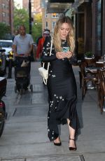 HILARY DUFF Out and About in New York 05/17/2022