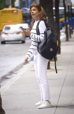 HODA KOTB Waiting for Uber in New York 05/16/2022