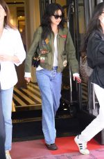 HOYEON JUNG Leaves Her Hotel in New York 05/01/2022