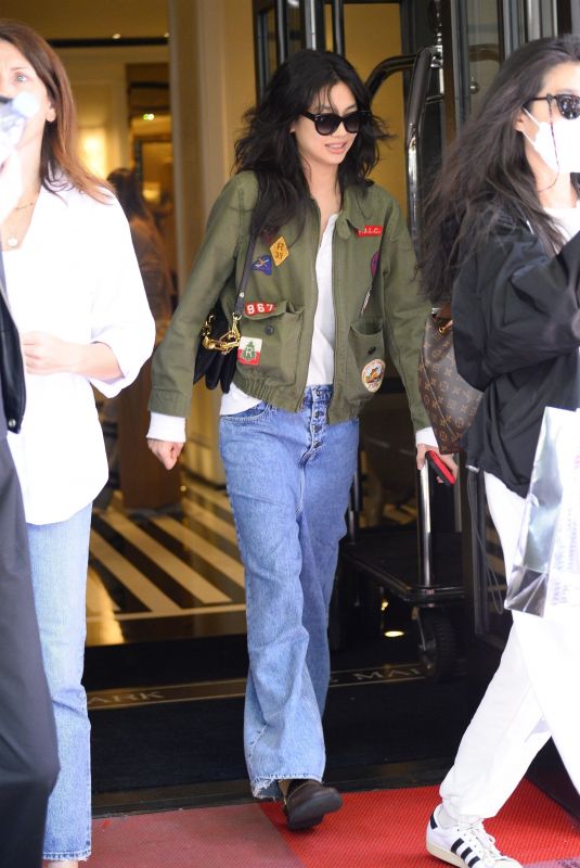 HOYEON JUNG Leaves Her Hotel in New York 05/01/2022