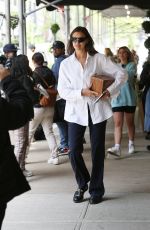 IRINA SHAYK Arrives at Carlyle Hotel in New York 05/03/2022