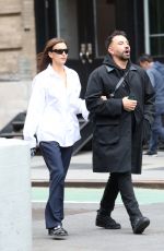 IRINA SHAYK Out with a Friend in New York 05/03/2022