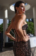 ISABELI FONTANA Leaves Martinez Hotel in Cannes 05/25/2022