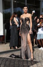ISABELI FONTANA Leaves Martinez Hotel in Cannes 05/25/2022