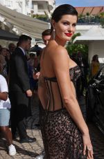 ISABELI FONTANA Leaves Martinez Hotel in Cannes 05/25/2022